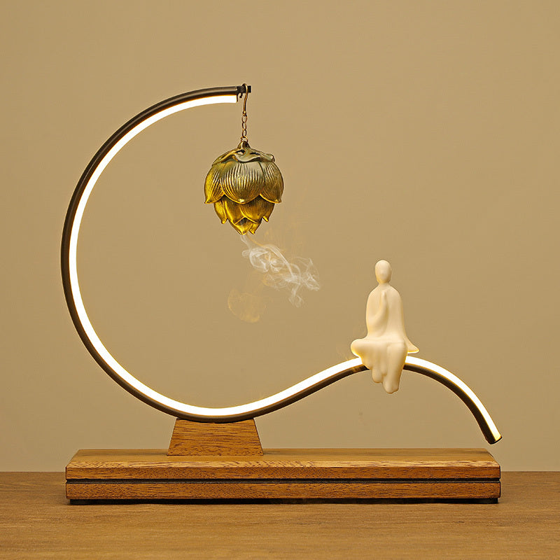 Creative backflow incense burner