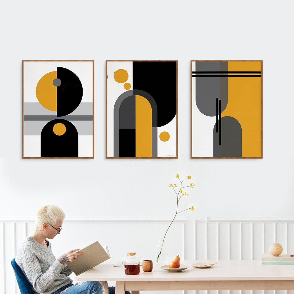 Minimalist abstract wall print