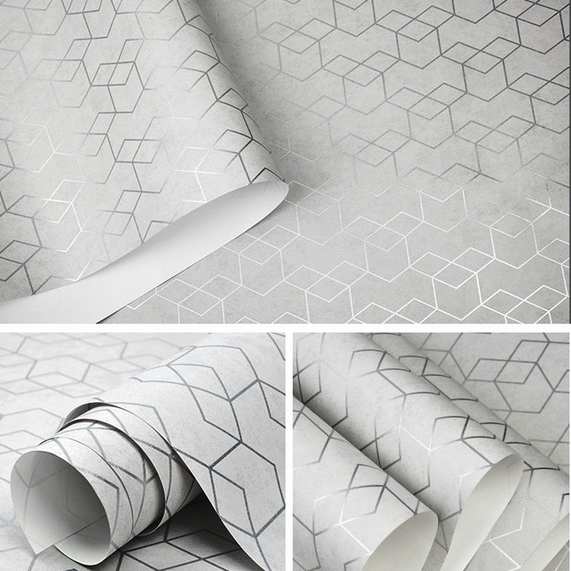 Minimalist Geometric Living Room Wallpaper