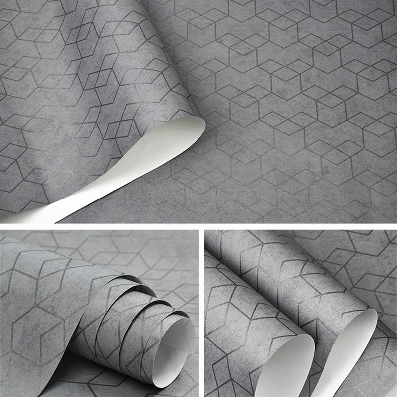 Minimalist Geometric Living Room Wallpaper