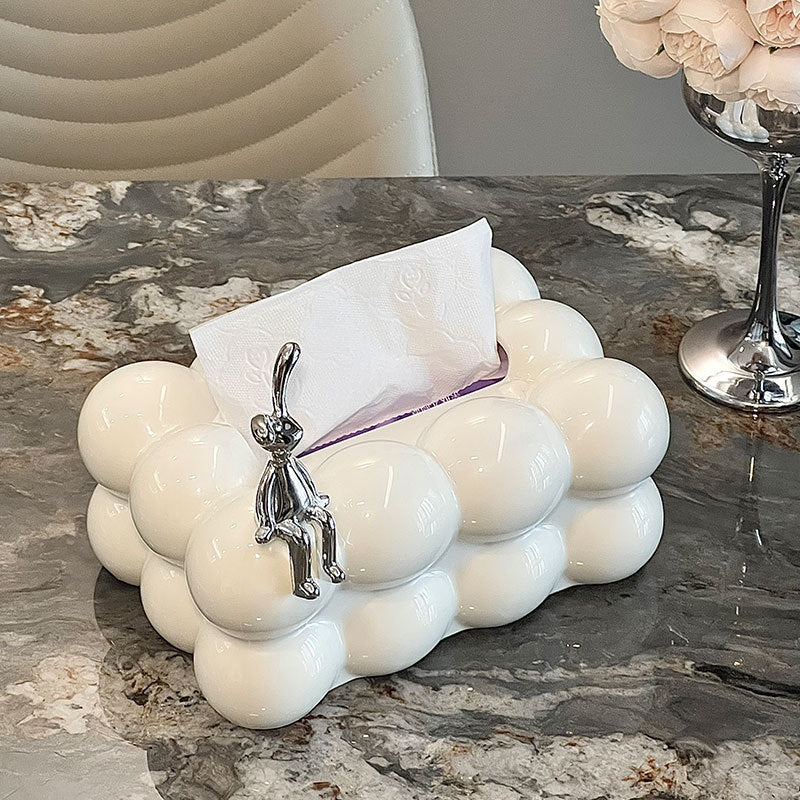 Stylish decorative tissue box