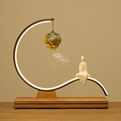 Creative backflow incense burner

