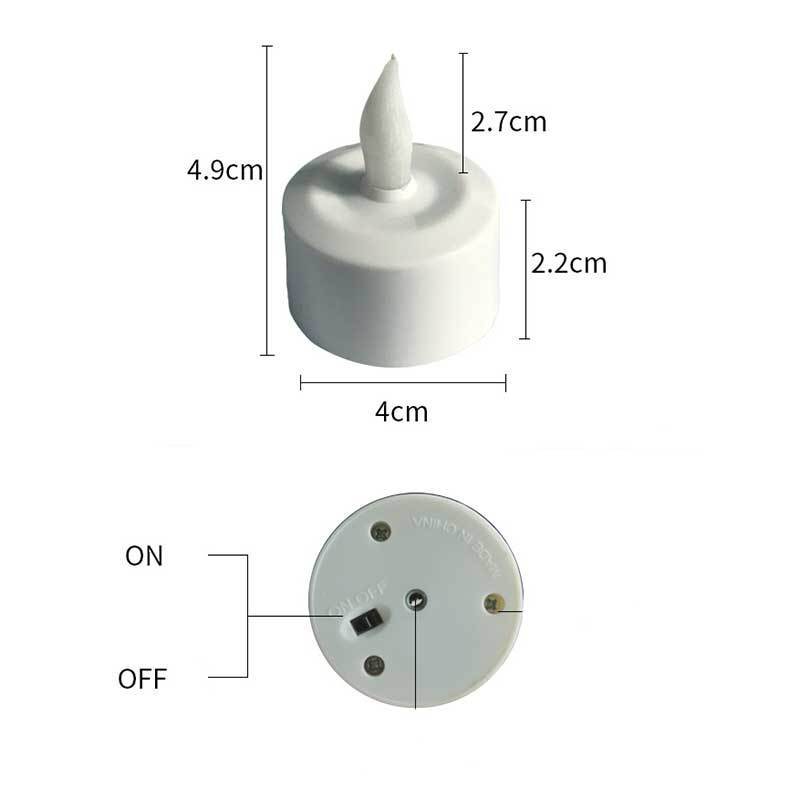 LED Glow Rechargeable Candle