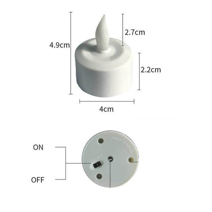 LED Glow Rechargeable Candle