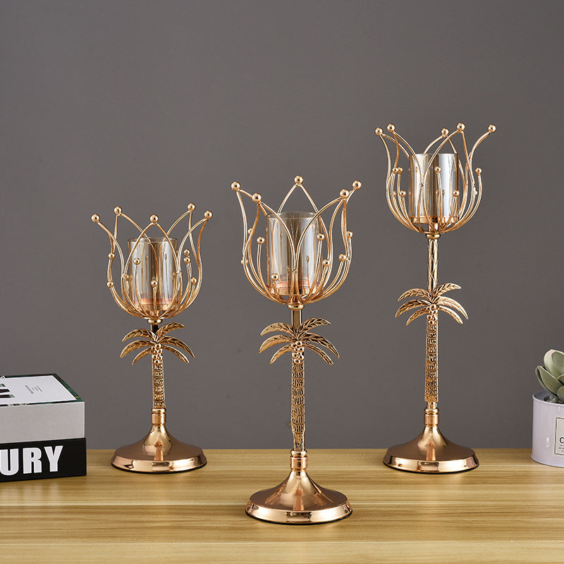 Wrought Iron Candle Holder
