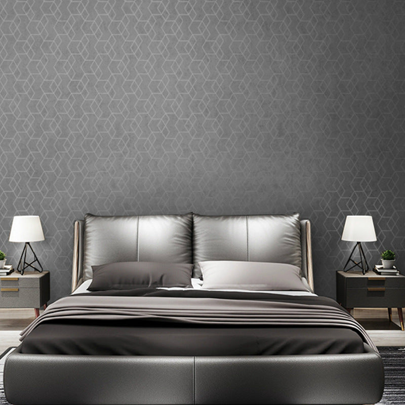 Minimalist Geometric Living Room Wallpaper