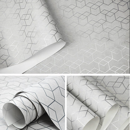 Minimalist Geometric Living Room Wallpaper