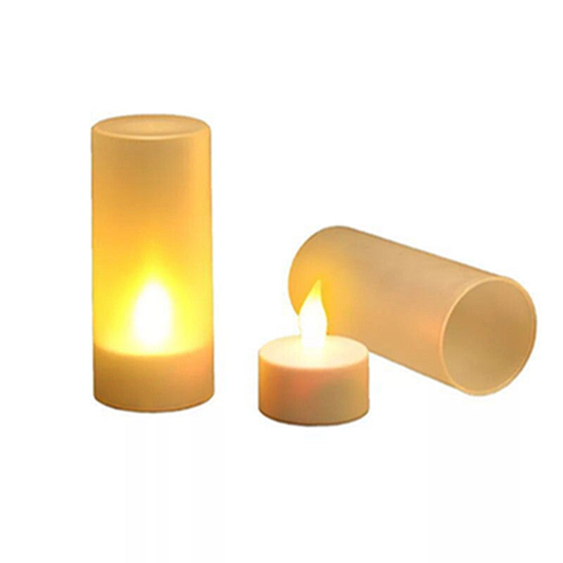 LED Glow Rechargeable Candle