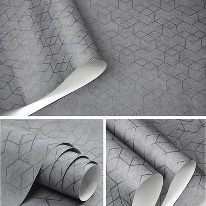 Minimalist Geometric Living Room Wallpaper