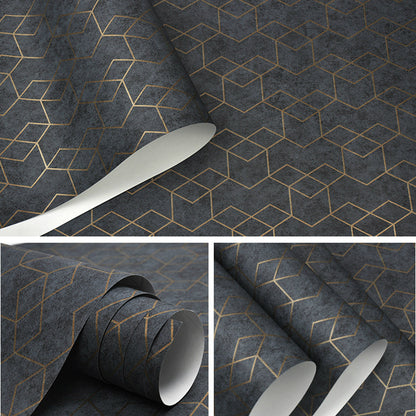 Minimalist Geometric Living Room Wallpaper