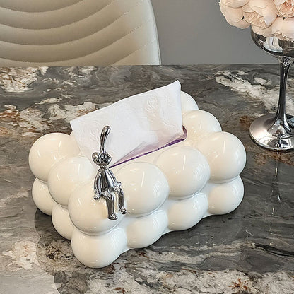 Stylish decorative tissue box


